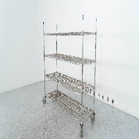 6' Portable Wire Shelving Unit image 1